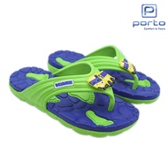 Sogo PORTO B38 Sandals for boys aged 5-8 years old Tayo Bus cute flip-flops