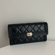 Chanel boy長夾21開