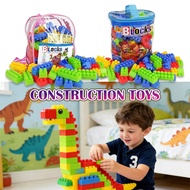 100Pcs Colorful Building Blocks Kids Big Size Bricks Educational Learning Toys For Toddlers Children