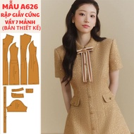 PRE-CUT HARD PAPER 7-piece dress-A626