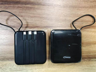 5 in 1 Powerbank mini 20000mAh pawar bank original built in 4 cable and LED display powerbank 2.1A f