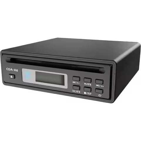 New Tech Hifi CD Player For Home& Car Bluetooth, USB Ripping Functionality, CD Ripper, External High