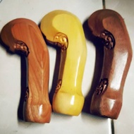 Solo teak wood deder is not varnished