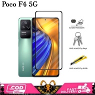 COLOR TEMPERED GLASS poco F4 GT F4 4G M4 PRO Screen Protector
