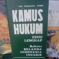 kamus hukum bahasa Belanda - Indonesia - Inggris/ ori 