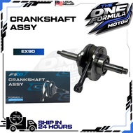 FRG CRANKSHAFT ASSY Demak EX90/AVETA DY90 FRC FULL SET COMPLETE CRANSKHAFT 2 BEARING