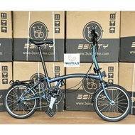 3Sixty 16" Folding Bike [6 Speed M Bar] - 2022 Special Edition Luminous Blue [WITH FREE GIFT] [Authorised Reseller]