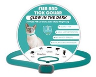 OTHER - 莎麗寵物夢之家-2支裝貓狗驅蟲頸圈 貓貓驅蟲項圈 貓咪防跳蚤頸圈 寵物防跳蚤項圈 貓咪小狗驅蚊用品 貓狗防蚊驅蟲祛除跳蚤蜱蟲防蝨子寵物項圈 48 cm 貓咪小狗通用 可發光驅蚊項圈