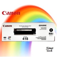 Canon 418 BK/C/M/Y Original Color Laser Toner Cartridge