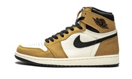 Nike Men's Air Jordan 1 Retro High OG Rookie of The Year, Golden Harvest/Black/Sail, 4.5