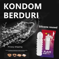 BIG berduri silicone safety reuseable condom berduri getah ring 安全套 避孕套 保险套 kondom tahan lama condom