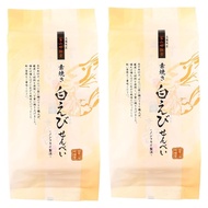 Shin-Etsu White Shrimp Crackers 1 Piece x 8P x 2 Bags Toyama Prefecture Specialty Uruchi Rice Snack