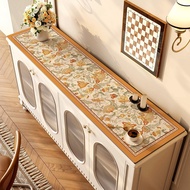 Light Luxury Sideboard Table Mat Protector American Style Wash-Free Tablecloth TV Cabinet Shoe Cabin
