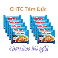 Combo of 10 packs of Tieu Nhi fried noodles with seafood and tamarind sauce, 72g pack