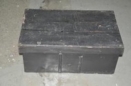 古董老件黑木箱高27長63寬39公分可交換物品