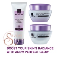 Anew Perfect Glow Set Of 3(Cleanser,Day & Night Cream )