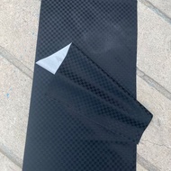  Plain black 3D chess pattern motorcycle seat cover - 3D carbon chess pattern motorcycle seat cover