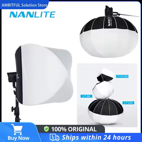Nanlite Bowens mount Lantern Softbox LT-FZ60 LT-80 LT-120 for Forza 60 60B 200W 300 500Photography l