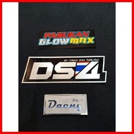 ◲ ● New Ds4 daeng4 Sai Exhaust emblem And Neck emblem / daeng4 Exhaust Pipe4