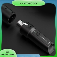 [anayoyo.my] Wireless Microphone Converter Rechargeable XLR Transmitter and Receiver