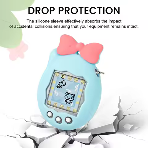 Silicone Protective Case for Tamagotchi Connection V3 Anti-Scratch Soft Cover Soft Shell Gaming Acce