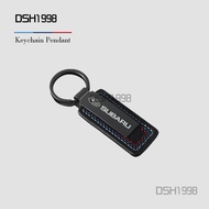 Subaru Car Metal Leather Keychain Innovative New Design Keychain Forester XV Outback BRZ GC Forester
