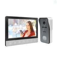 Wired Video Intercom System  7-inch Video Doorbell Phone System Video Intercom System  Home Security Intercom