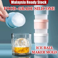 Ice Ball Maker Mold Tray Ice Cube Tray Whiskey Ice Ball Maker Ice Mold Tray Self-Made Round Ice Ball