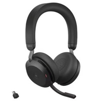 <全新 Jabra 專業商務用藍牙耳機> Jabra Evolve2 75 - USB-C MS Teams - Black 比Platronics 更優秀 Bluetooth headset hea
