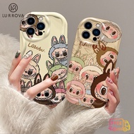 Case OPPO A79 5G A38 A18 A57 A58 A98 A78 A17K A55 A54 A16 A15 A77 A74 A93 A92 A12 A3S A5 A7 A5S A15S A31 A53 A76 Bubble Mart shockproof TPU mobile phone case