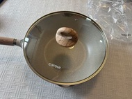 中式炒鍋  不粘鍋 有蓋 non-stick pan 28cm