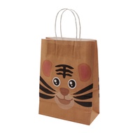 Animal paper shopping bag tiger cow paper bag