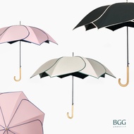 BGG Auto Open 1 UV Cut Windproof Petal Walking Umbrella Long Automatic Protection 1 Flower (WA1077) 