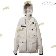 【限時免運】the north face北面工裝羽絨服男女多口袋連帽fw22申敏兒外套