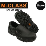 SAFETY SHOES / SAFETY BOOTS STEEL TOE CAP LOW CUT SLIP ON M CLASS 124