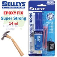 MAJU Selleys Pump Epoxy Syringe Super Strong 14ml A+B Repair Hand Tool Marble Concrete Pottery DIY Araldite Glue 2 Ton