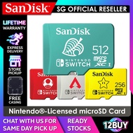 SanDisk Nintendo®-Licensed Cards For Nintendo Switch™ MicroSD Card 100MB/s 128GB 256GB 512GB QXAO QXAT 12BUY.MEMORY