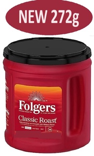 Folgers  Classic Medium Roast Ground Coffee 272 g / 9.6 oz red