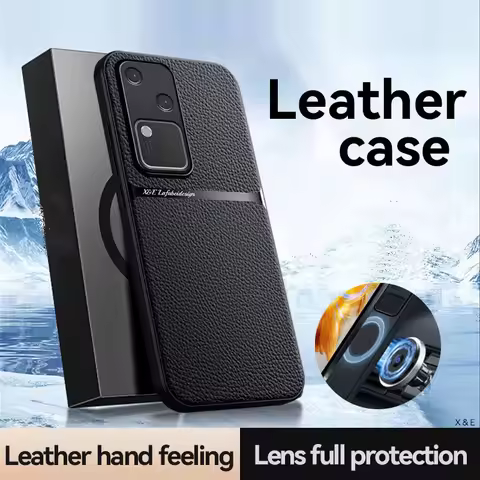 Silicone Shockproof Leather Phone Cases for VIVO X100 X90 X80 X70 X60 S18 S17 S16 Y78 Y35M Pro Plus 