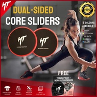 Ready Fitness Slider Sliding Disc Gliding Plate Core Exercise Anti Slip Abs Legs Glutes Home Workout