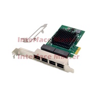 MIKROTIK Broadcom bcm5719 quad 4 port gigabit pcie x1 la card microtic routeros proxmox pci express 