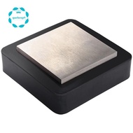 3inch Bench Block Flat Anvil Jewelers Tool 4inch Tough Rubber Block - Heat-Treated Scratch-Resistant
