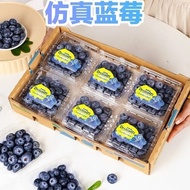 Shooting props Shoot Simulation Blueberry Model Fruit Packaging Fruit Shop Decoration Fake Blueberry
