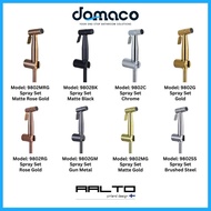 AALTO 9802 Bidet Spray Set (Matte Black, Chrome, Rose Gold, Matte Gold, Metal Black, Steel Silver) w