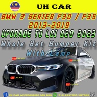 BMW 3 Series F30 F35 Convert To G20 LCI 2023 Bumper Bonnet Head Lamp Headlamp Tail Lamp Taillamp Led