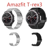 Stainless Steel Strap for Amazfit T-Rex 3 / Amazfit TRex 3 Replacement Bracelet Accessories