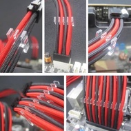 8 Pin Transparent Cable Comb Psu Cable Comb Sleeved