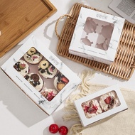 [10 boxes]Stone cupcake box containing 2 cakes, 4 cakes, 6 cakes