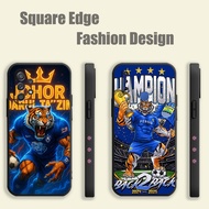 Casing For Realme GT Neo 5 Se C67 Note 50 12X C63 C65 GT 6 13 PRO PLUS Johor Jdt Blue Logo LCD13 Pho