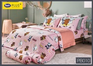 Satin plus ซาติน พลัส ผ้าปู รวม ผ้านวม 3.5 ฟุต / 5 ฟุต / 6 ฟุต น้องหมี วีแบร์แบร์ We Bare Bears ลิขส